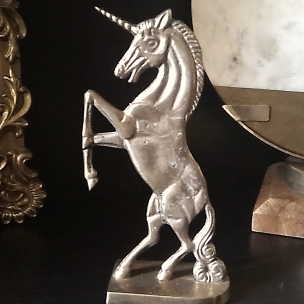 Brass Unicorn Figurine